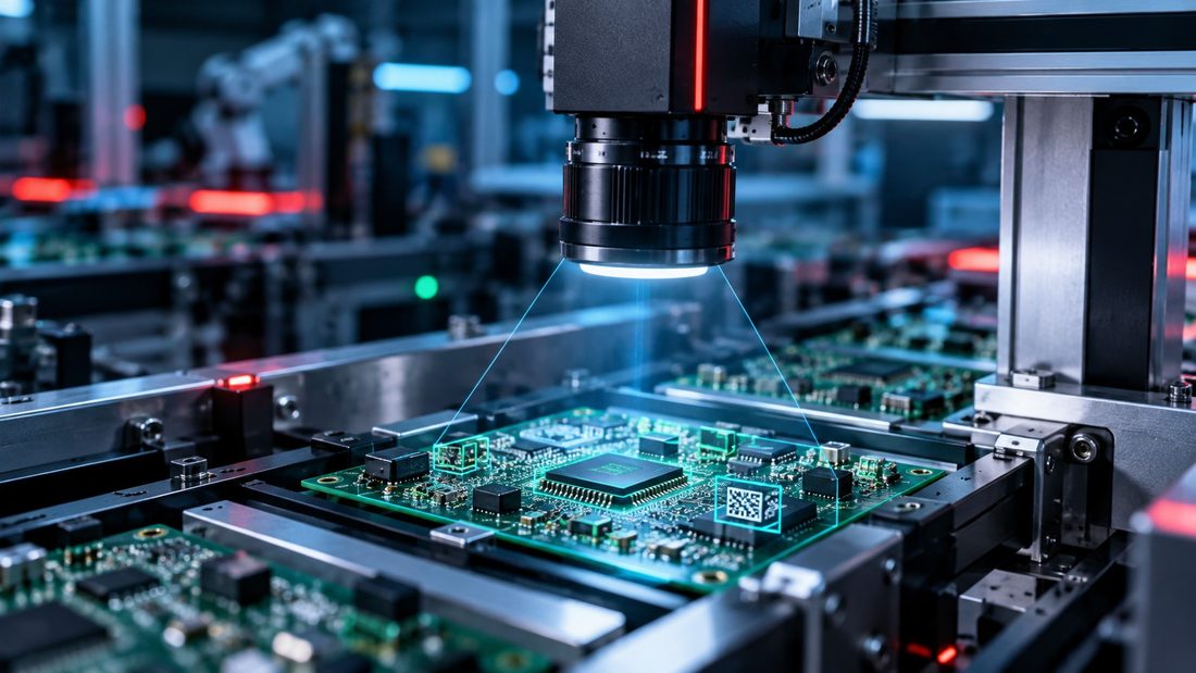 Inspeksi Vision & Barcode untuk Industri Elektronik & PCB