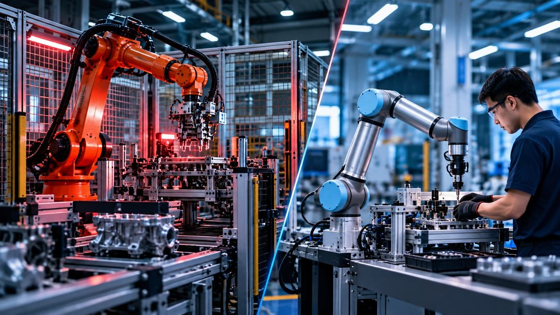 Robot Arm Industri vs Cobot: Mana yang Tepat untuk Lini Anda?